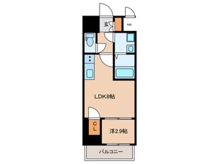 GARDENIA城北公園の物件間取画像